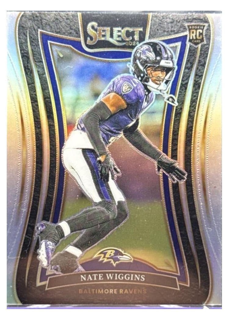 2024 Panini Select Base Set Nate Wiggins #344 card