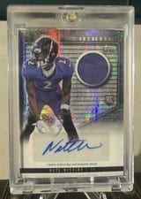 2024 Topps Midnight Rookie Jersey Autographs Nate Wiggins #RJA-NW card