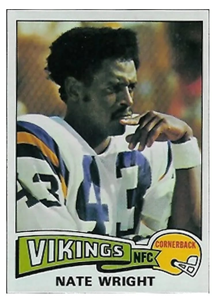 1975 Topps Nate Wright #130 card