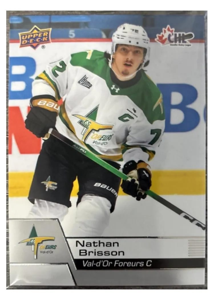 2025 Upper Deck CHL Nathan Brisson #16 card
