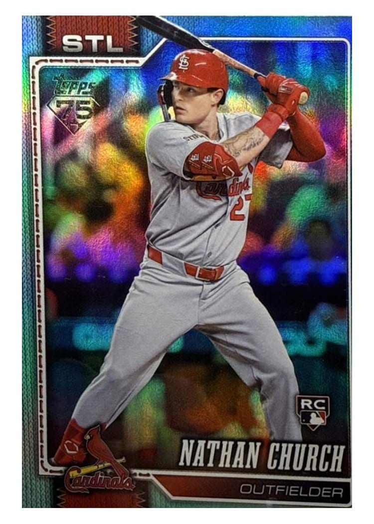 2026 Topps Nathan Church #24 card