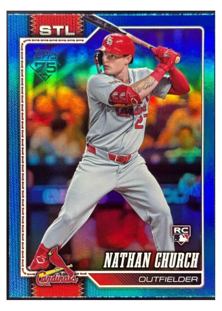 2026 Topps Nathan Church #24 card