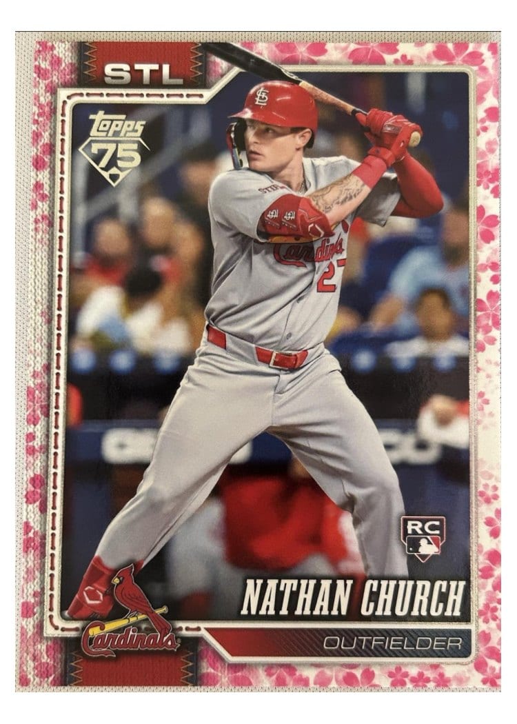2026 Topps Nathan Church Cherry Blossom #24 card
