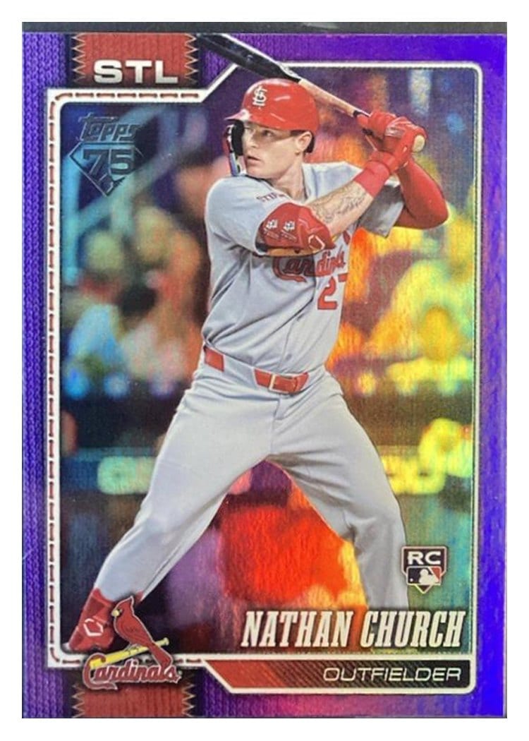 2026 Topps Nathan Church #24 card