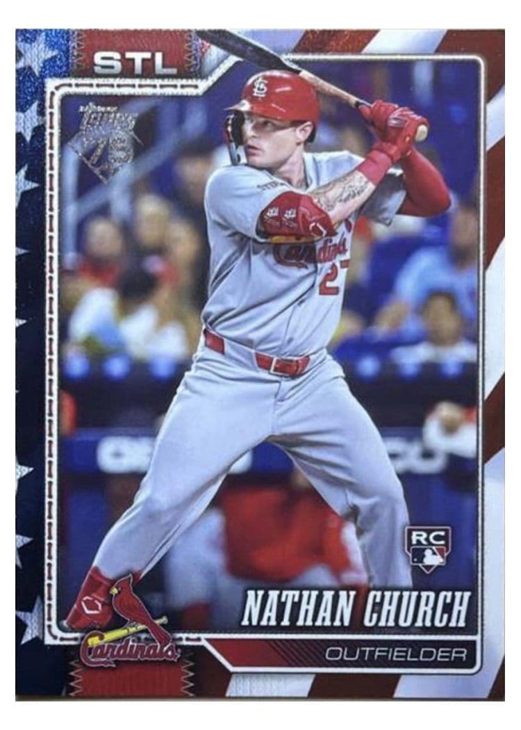 2026 Topps Nathan Church #24 card
