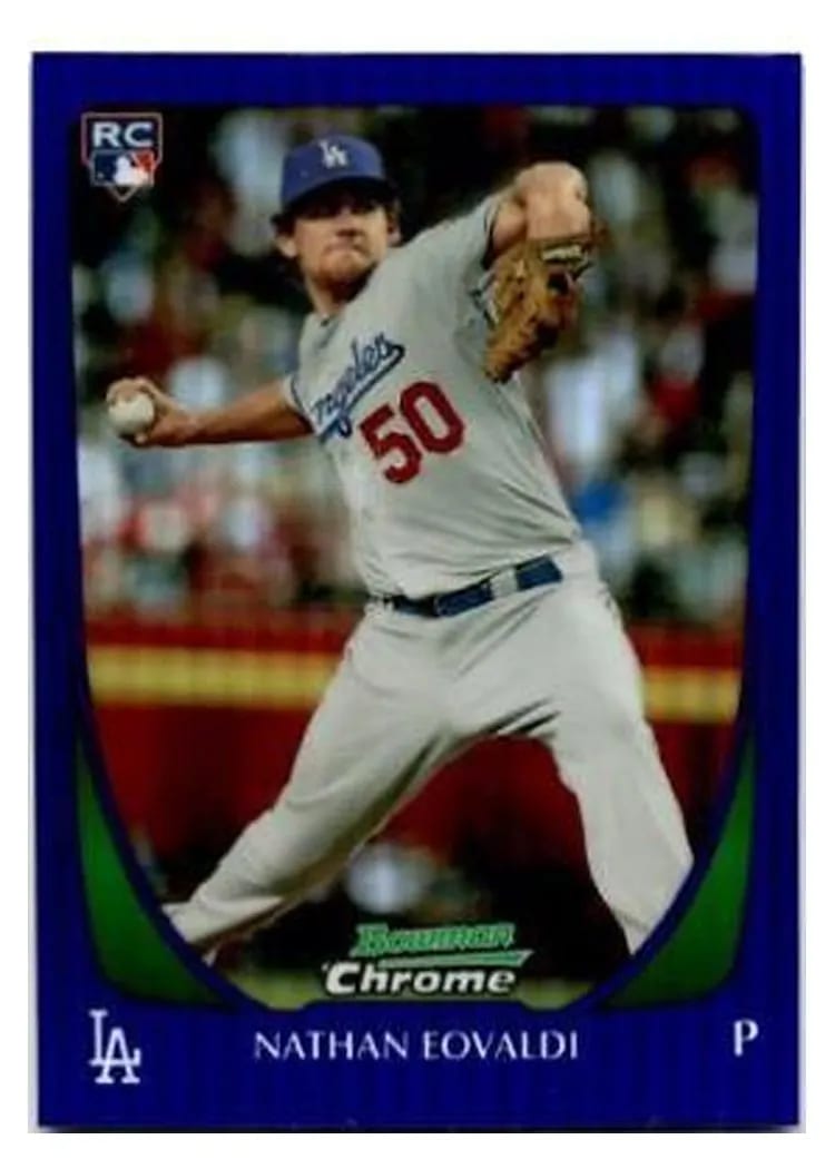 2011 Bowman Chrome Draft Nathan Eovaldi #79 card