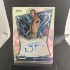 2026 Topps Chrome WWE Blue Brand Autographs Nathan Frazer #BBA-NAT card