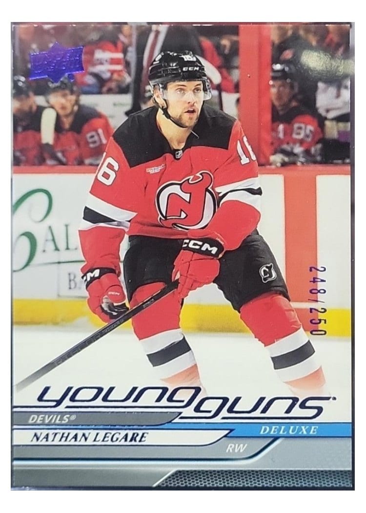 2024-25 Upper Deck Base Set Nathan Legare Deluxe #717 card