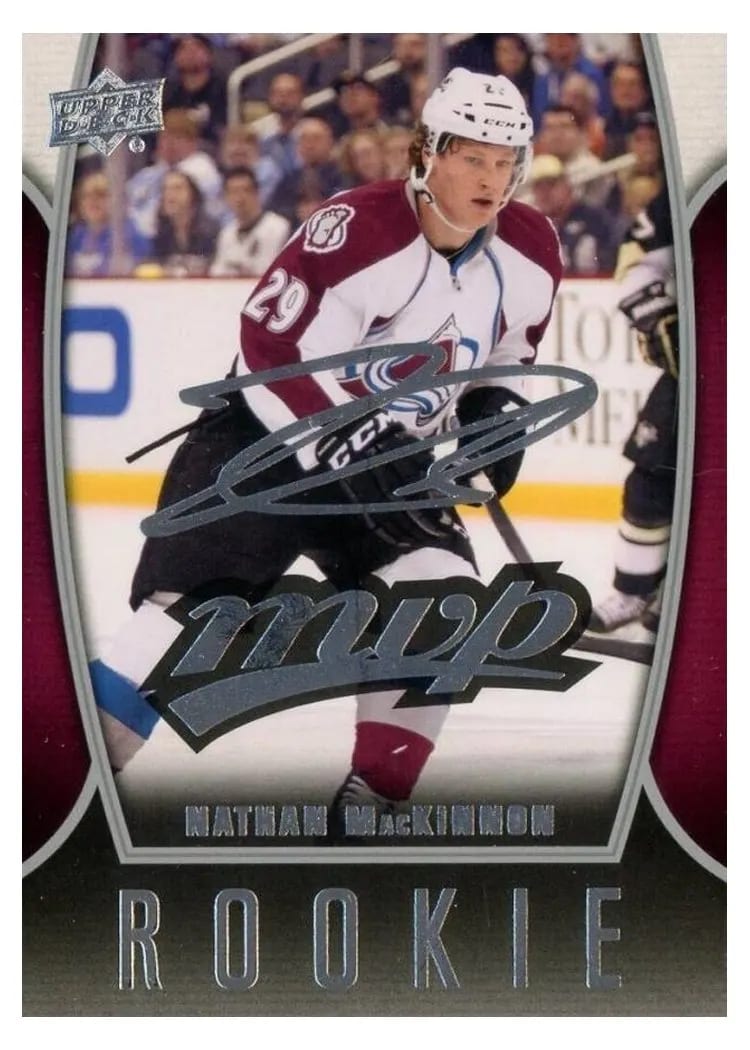 2013 Upper Deck MVP Nathan MacKinnon #80 card