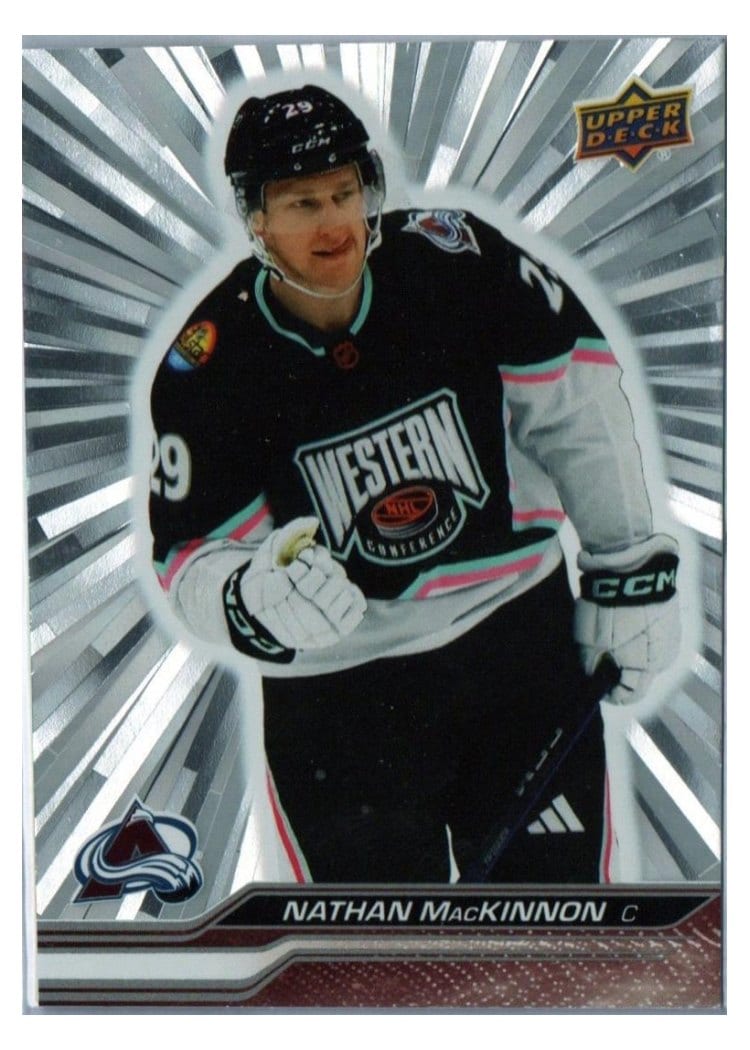 2023-24 Upper Deck Base Set Nathan MacKinnon #668 card