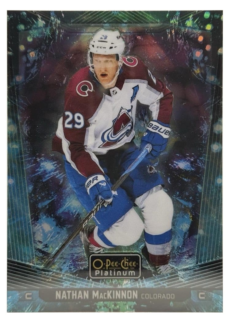 2024-25 O-Pee-Chee Platinum Base Set Nathan MacKinnon #90 card