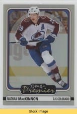 2024-25 O-Pee-Chee Platinum O-Pee-Chee Premier Nathan MacKinnon #OP17 card