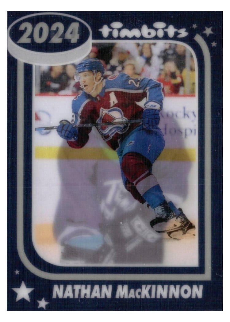 2024-25 Tim Hortons Collectors Series Timbits to NHL Nathan MacKinnon #2000* card