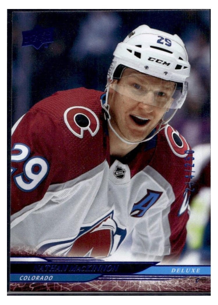 2024-25 Upper Deck Base Set Nathan MacKinnon #285 card