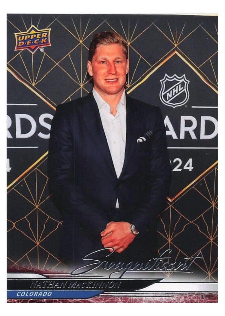 2024-25 Upper Deck Base Set Nathan MacKinnon #285 card