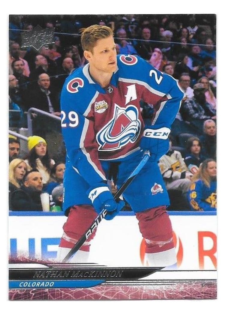 2024-25 Upper Deck Base Set Nathan MacKinnon #679 card