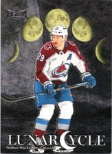 2025-26 SkyBox Metal Universe Lunar Cycle Nathan MacKinnon #LC-18 card