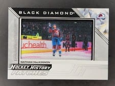 2025-26 Upper Deck Black Diamond Hockey History Patches Nathan MacKinnon #HHP-NM card