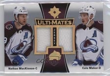 2022-23 Upper Deck Ultimate Collection Ulti-Mates Jersey Nathan MacKinnon/Cale Makar #UTM-MM