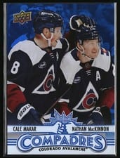 2025 Upper Deck Compadres Nathan MacKinnon/Cale Makar Speckle #CM-10