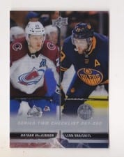 2022 Upper Deck Nathan MacKinnon, Leon Draisaitl Clear Cut #449