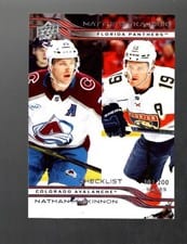 2025 Upper Deck Nathan MacKinnon / Matthew Tkachuk #200 card