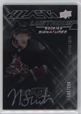 2022-23 SPx UD Black Lustrous Rookie Signatures Nathan Smith #LS-NS card