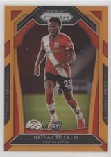 2020 Panini Prizm Premier League Nathan Tella Orange Prizm #77 card