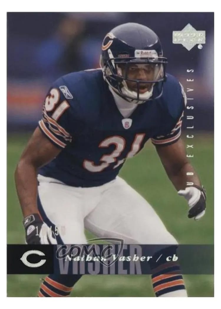 2006 Upper Deck Nathan Vasher #36 card