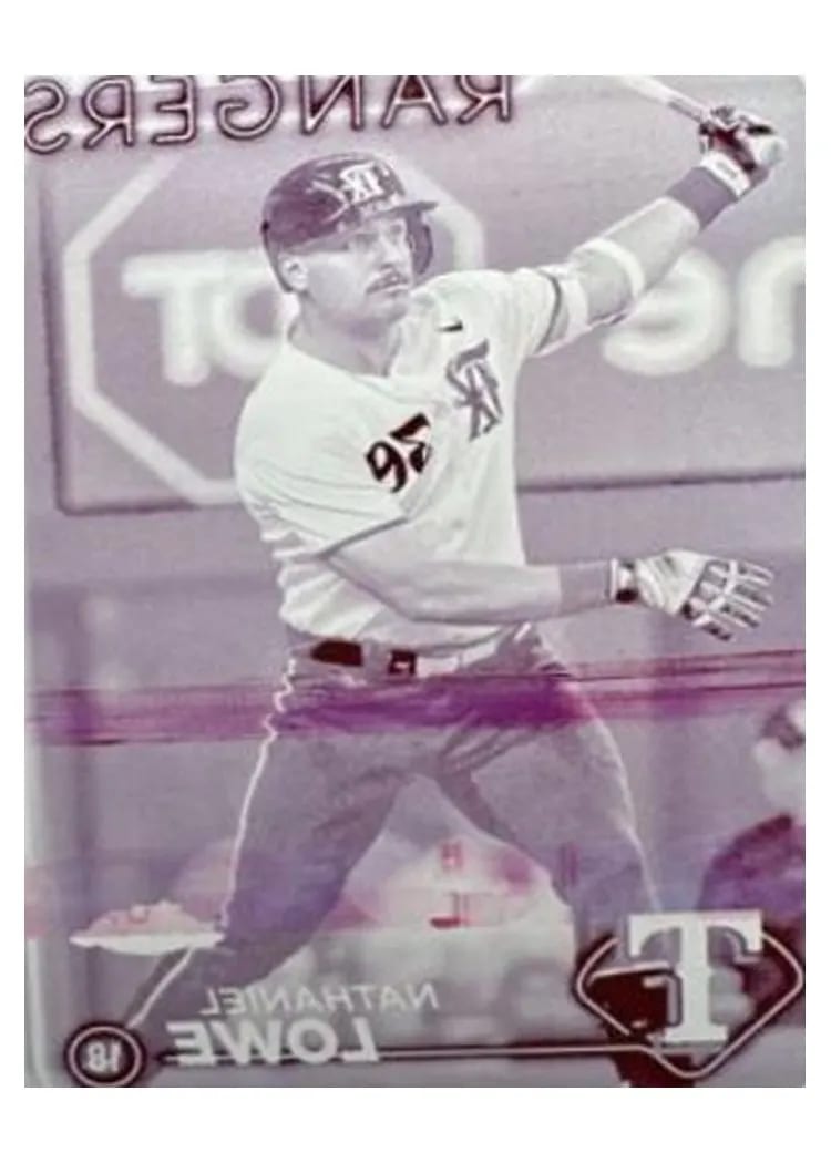 2024 Topps Chrome Base Set Nathaniel Lowe #252 card