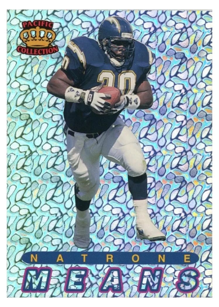 1994 Pacific Prisms Natrone Means #72 card