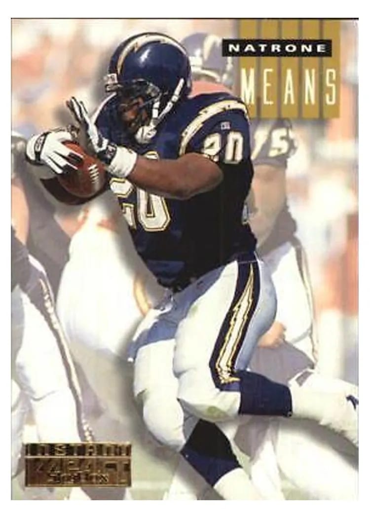 1994 Skybox Impact Instant Natrone Means #R9 card