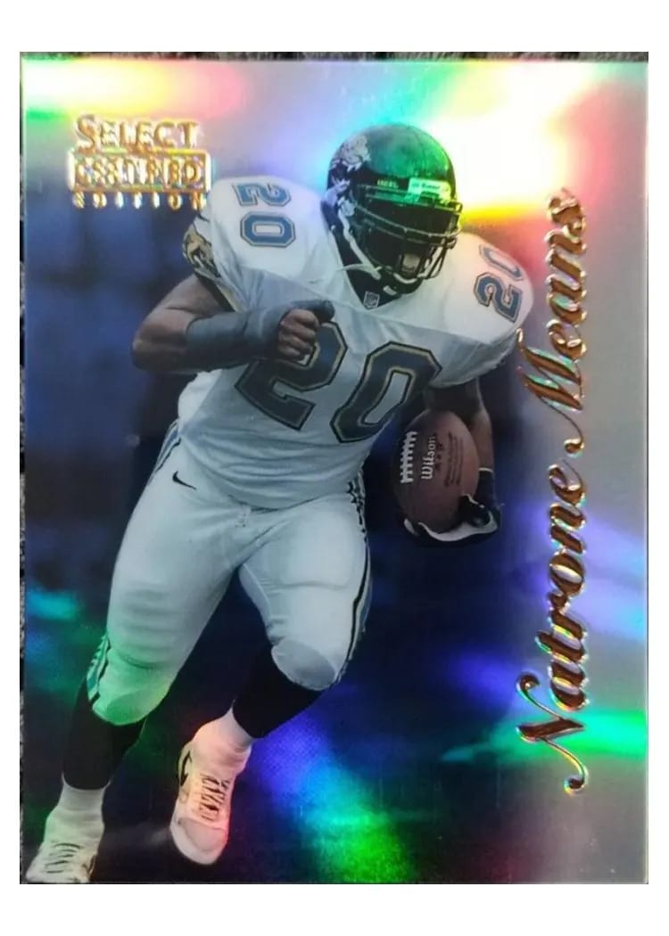 1996 Select Certified Natrone Means #28 card