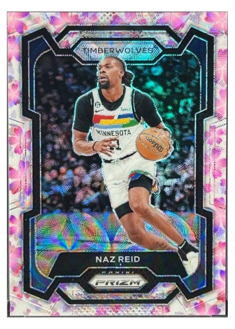 2023-24 Panini Prizm Base Set Naz Reid #204 card
