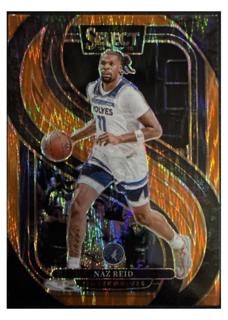 2024 Panini Select Naz Reid Orange Flash Prizm #132 card