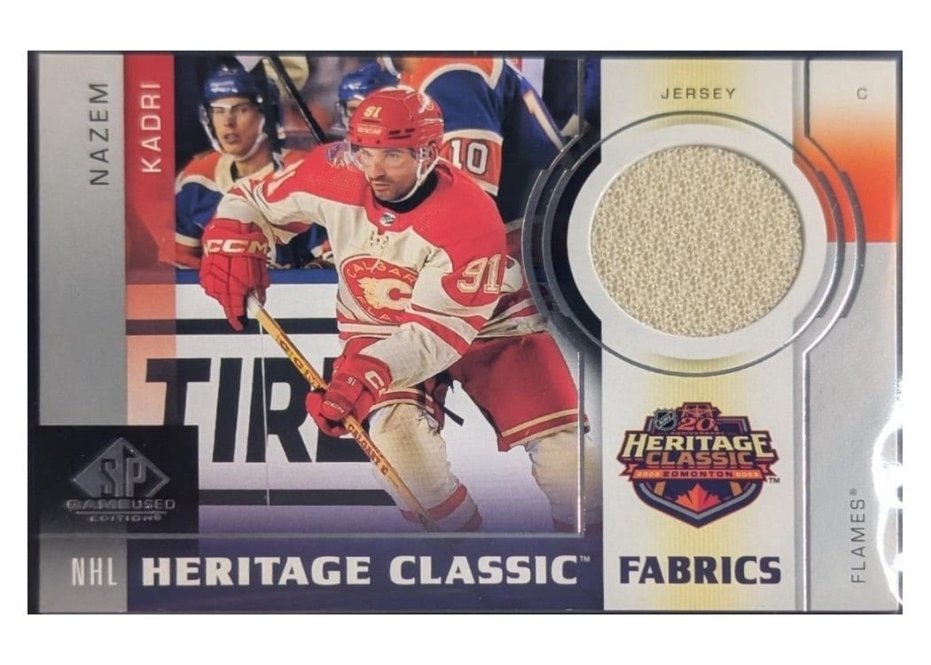 2024-25 SP Game Used 2023 Heritage Classic Fabrics Nazem Kadri #HCF-8 card
