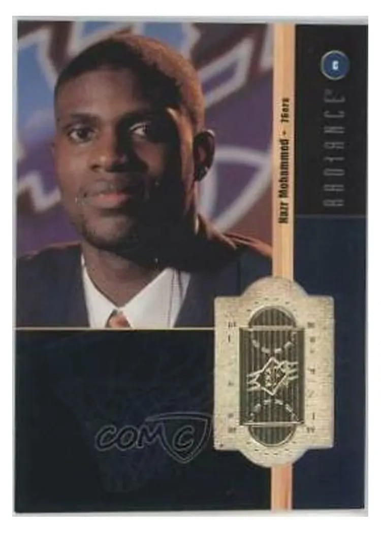 1998 Spx Finite Radiance Nazr Mohammed #239 card