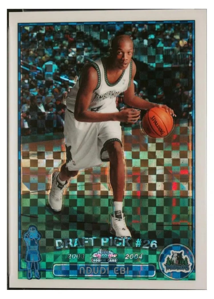 2003 Topps Chrome Ndudi Ebi #136 card