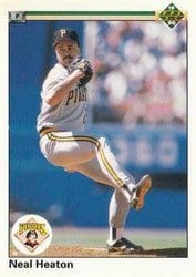 1990 Upper Deck Base Set Neal Heaton #86 card