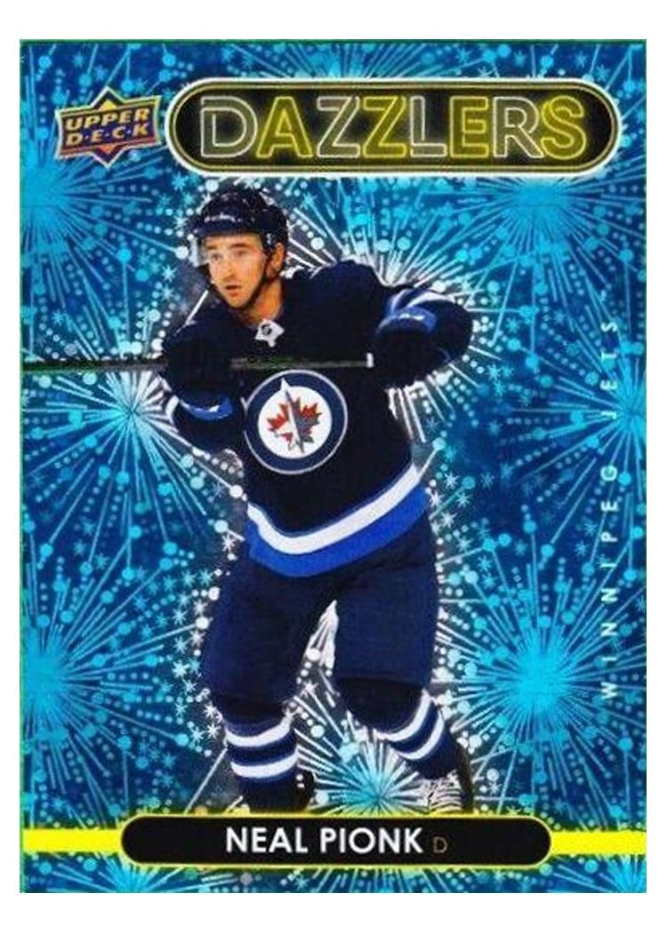 2021-22 Upper Deck Dazzlers Blue Neal Pionk #DZ-100 card