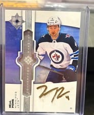 2022-23 Upper Deck Ultimate Collection Ultimate Emblems Autograph Neal Pionk #UE-NP card