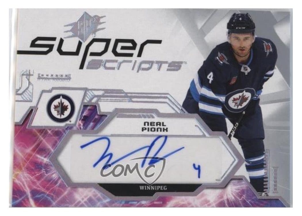 2023-24 SPx Superscripts Neal Pionk #SS-NP card
