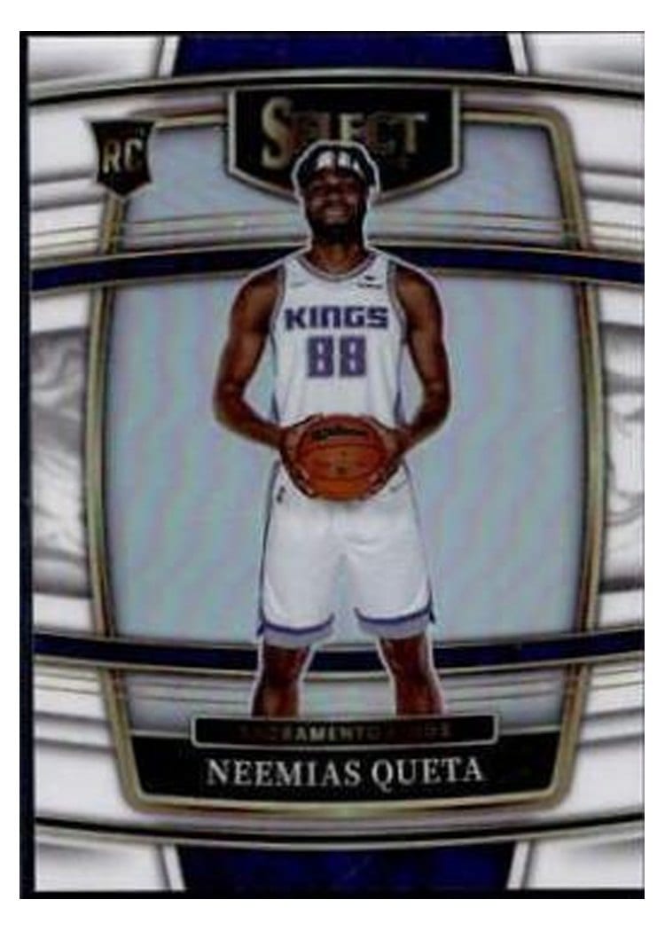 2021-22 Panini Select Base Set Neemias Queta White Prizm #72 card
