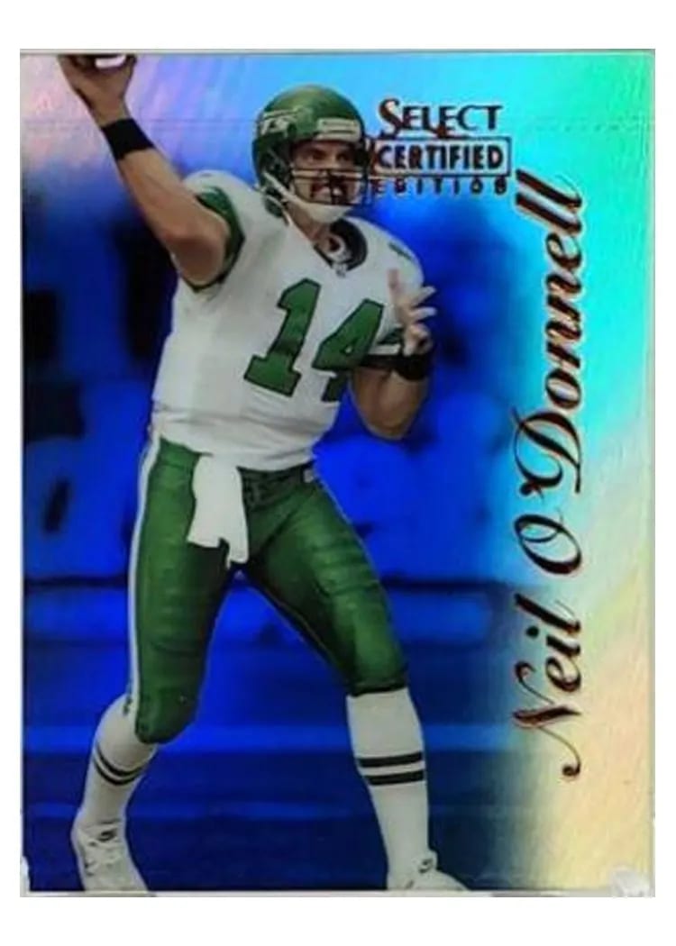 1996 Select Certified Neil O'Donnell #29 card