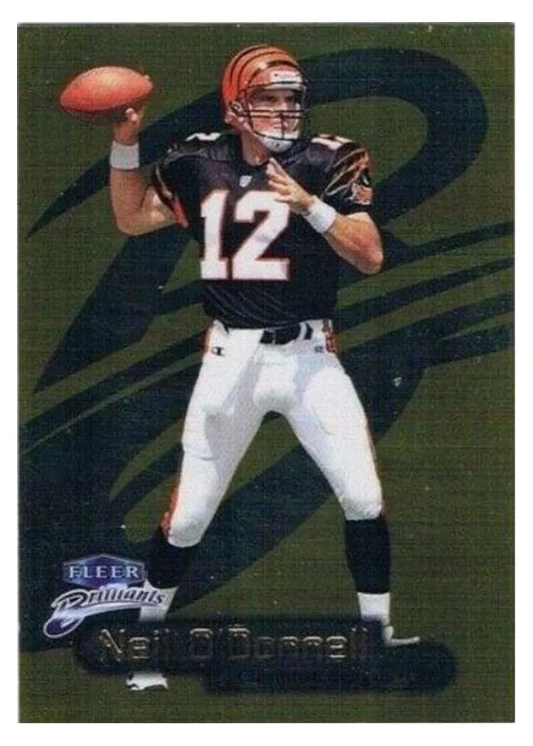 1998 Fleer Brilliants Neil O'Donnell #23G card