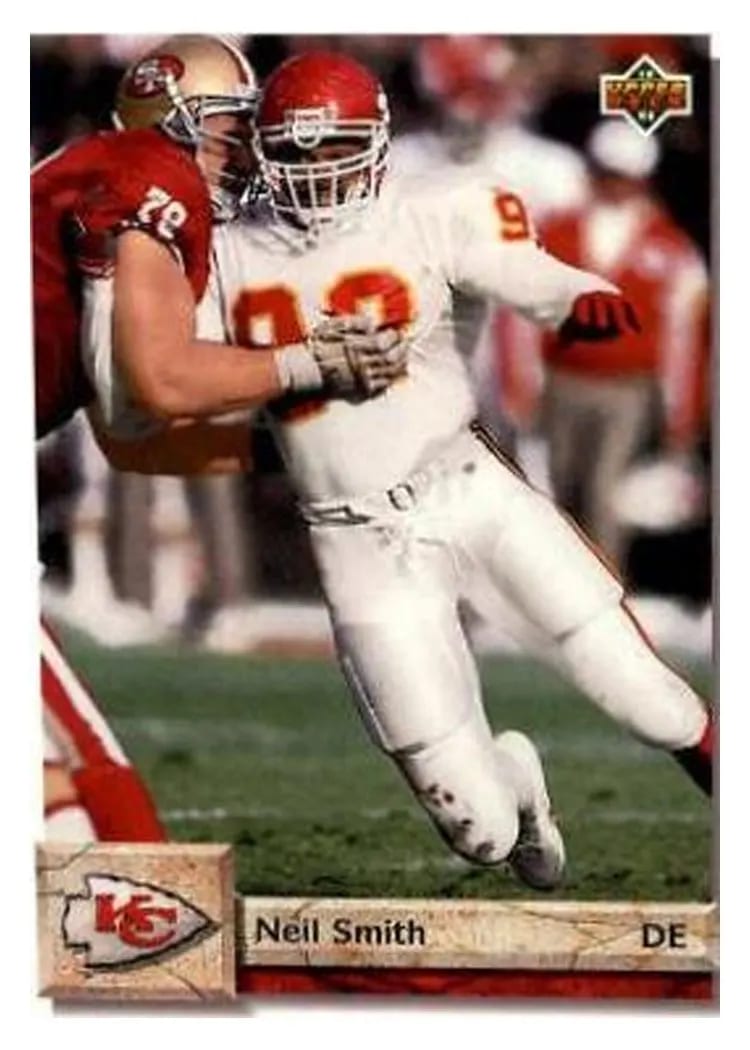 1992 Upper Deck Neil Smith #103 card