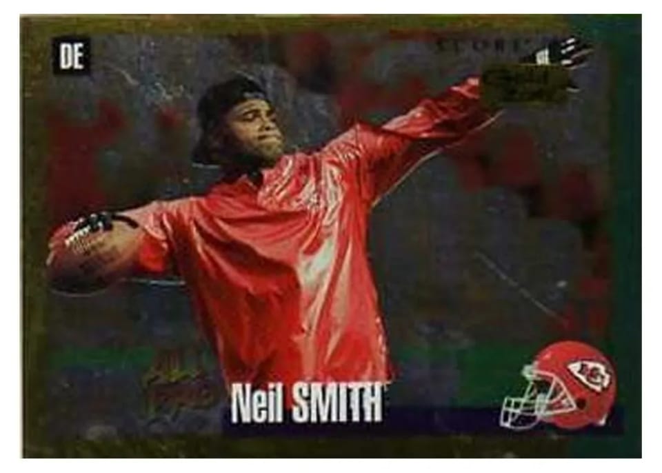 1994 Panini Score Neil Smith. #63 card