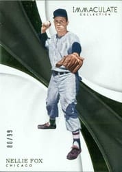 2017 Panini Immaculate Collection Base Set Nellie Fox #15 card