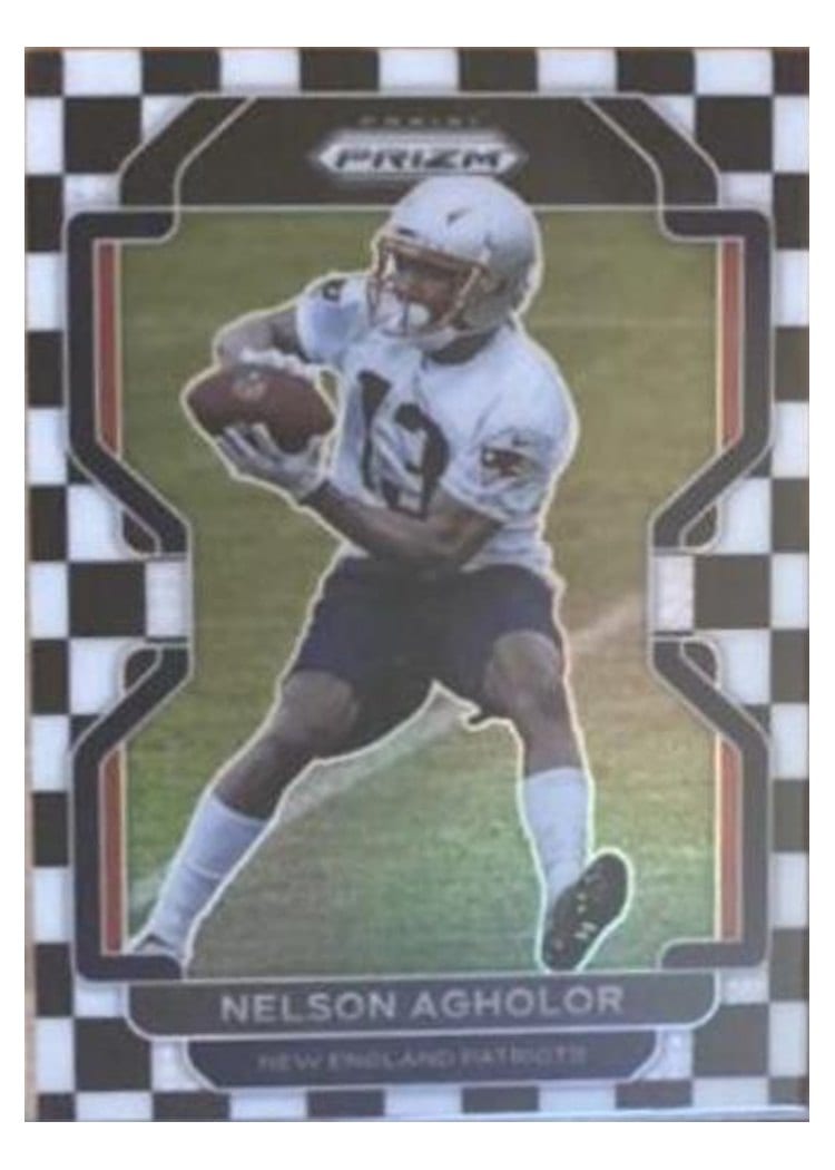 2021 Panini Prizm Base Set Nelson Agholor Black and White Checker Prizm #94 card