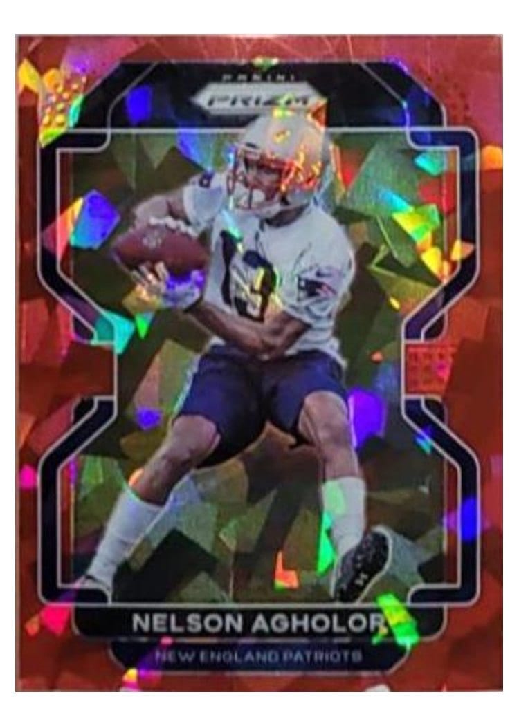 2021 Panini Prizm Base Set Nelson Agholor Red Ice Prizm #94 card